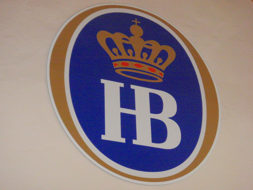 Hofbräuhaus sign.